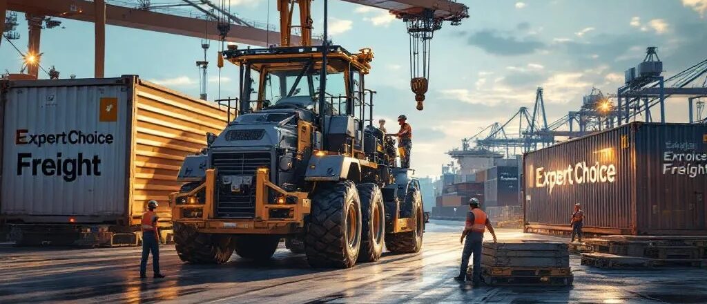 Industrial machinery shipment from Sharjah to Frankfurt by Expert Choice Freight – Dubai logistics company